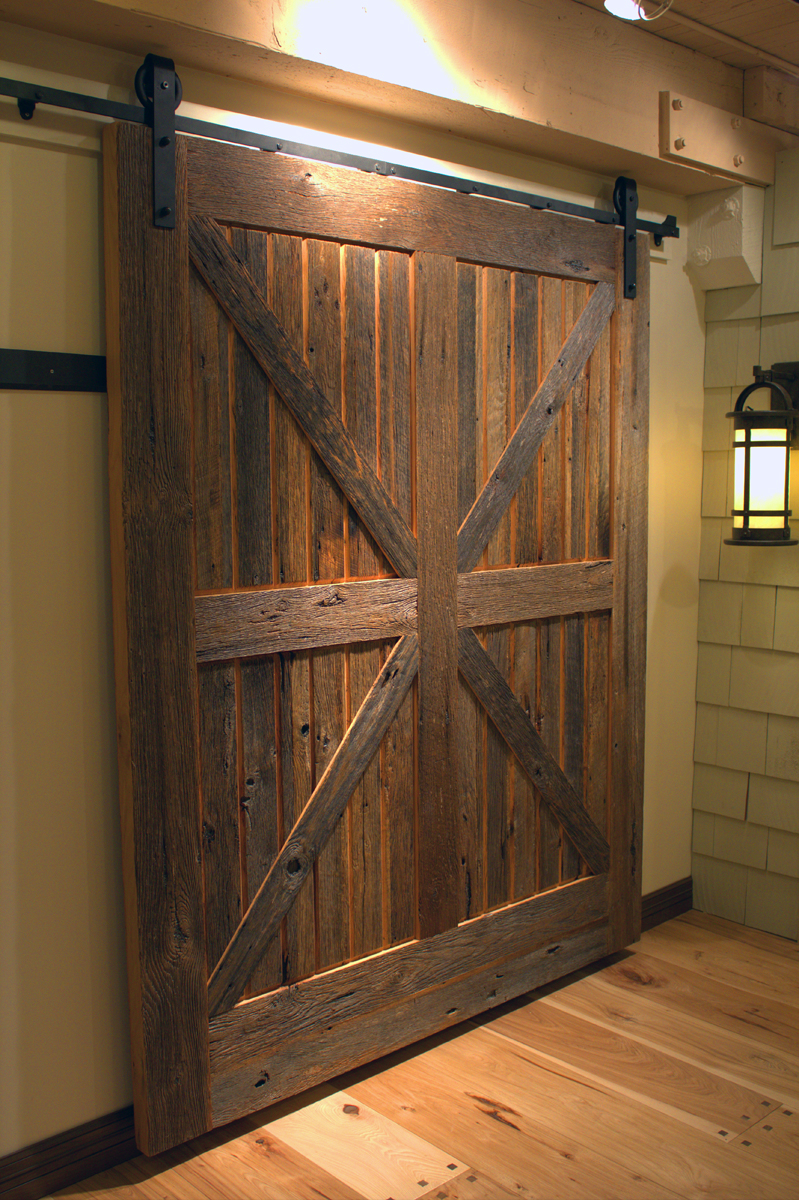 Sliding barn doors are often rustic, embodying the warmth and ...