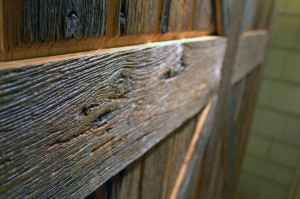 San Francisco Reclaimed wood display