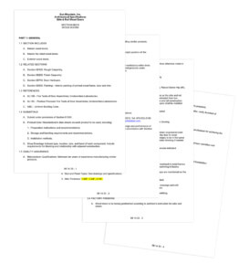 Architectural Specifications graphic