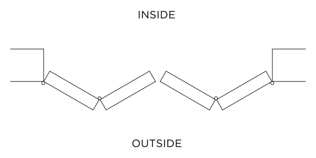 Double Bi-Fold Door Illustration