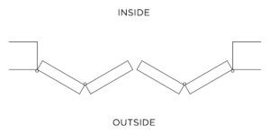 Double Bi-Fold Door Illustration