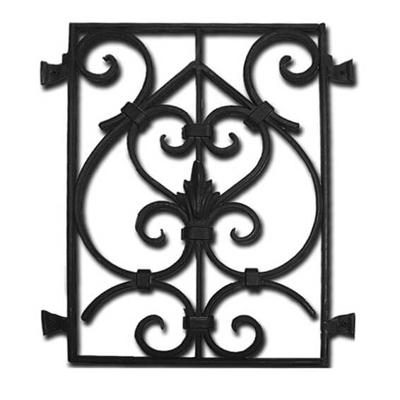 Square Scroll Grille