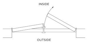 Double Dutch Door Right Hand Inswing Illustration