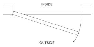 Dutch Door Right Hand Outswing Illustration