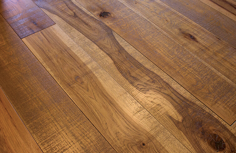 Re-sawn Hickory Floor