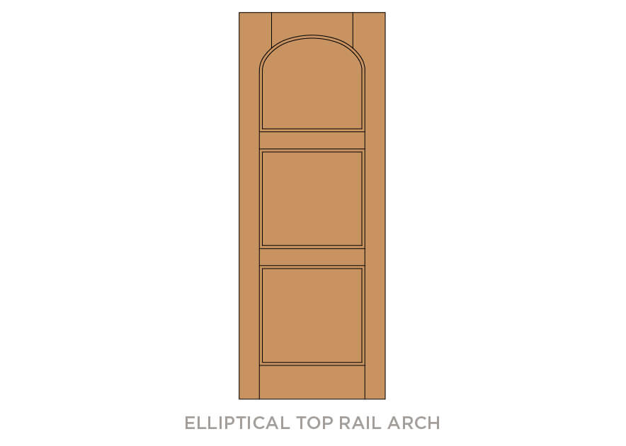 Elliptical Top Rail Arch