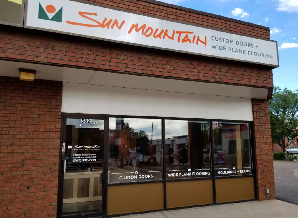 Sun Mountain Showroom exterior - Denver, Colorado