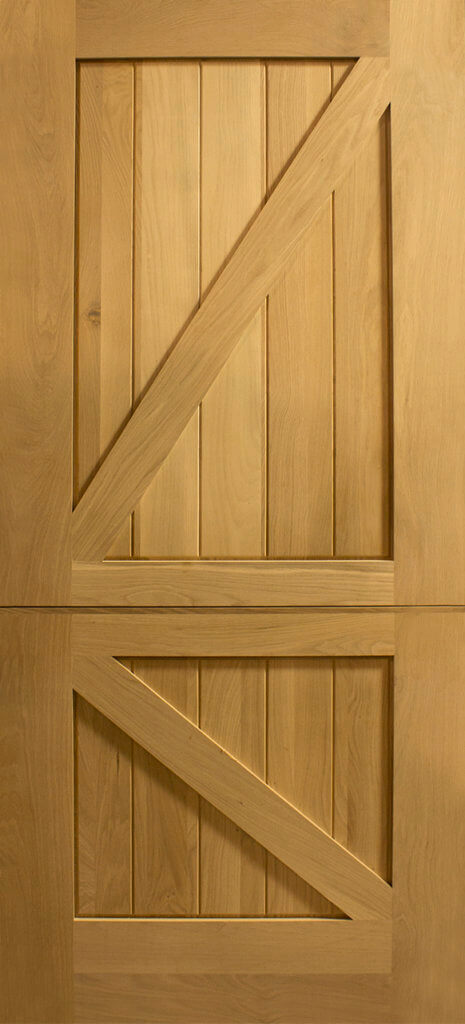 Dutch door with crossbucks