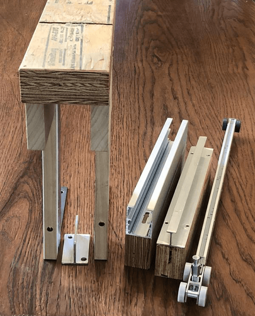 Pocket Door Frame and Hardware