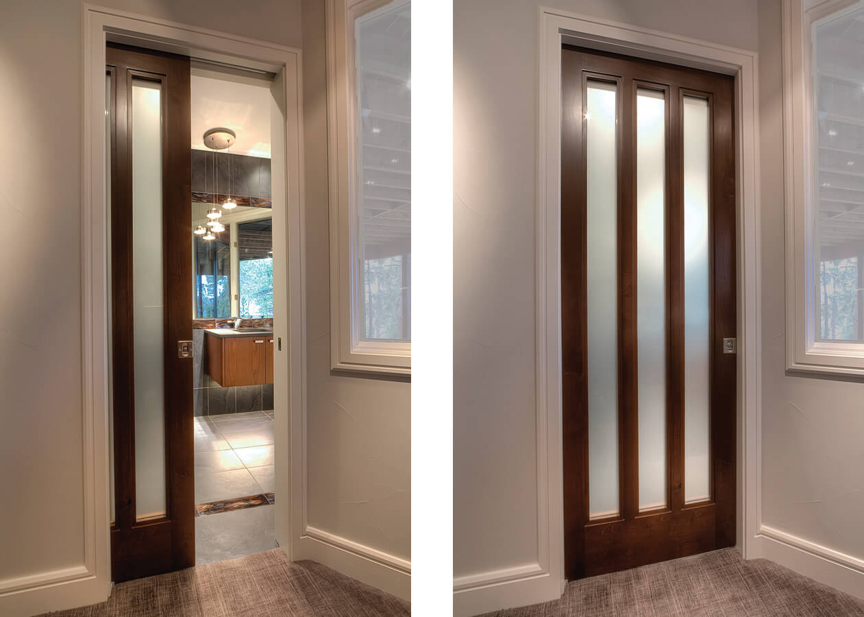 3-lite Pocket Doors