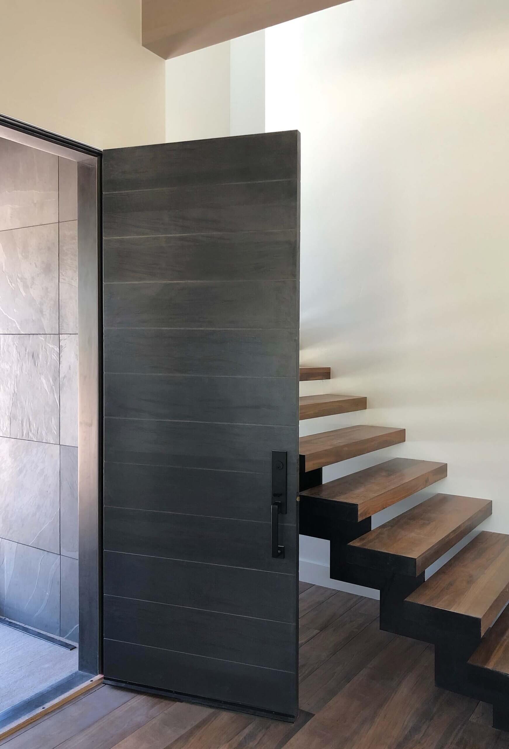 Flush Door with Eleven Horizontal Kerfs