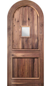 2-panel Door in Knotty Walnut