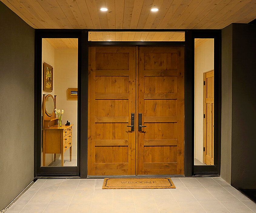 Exterior Wood Panel Door - SQ-0500-D061