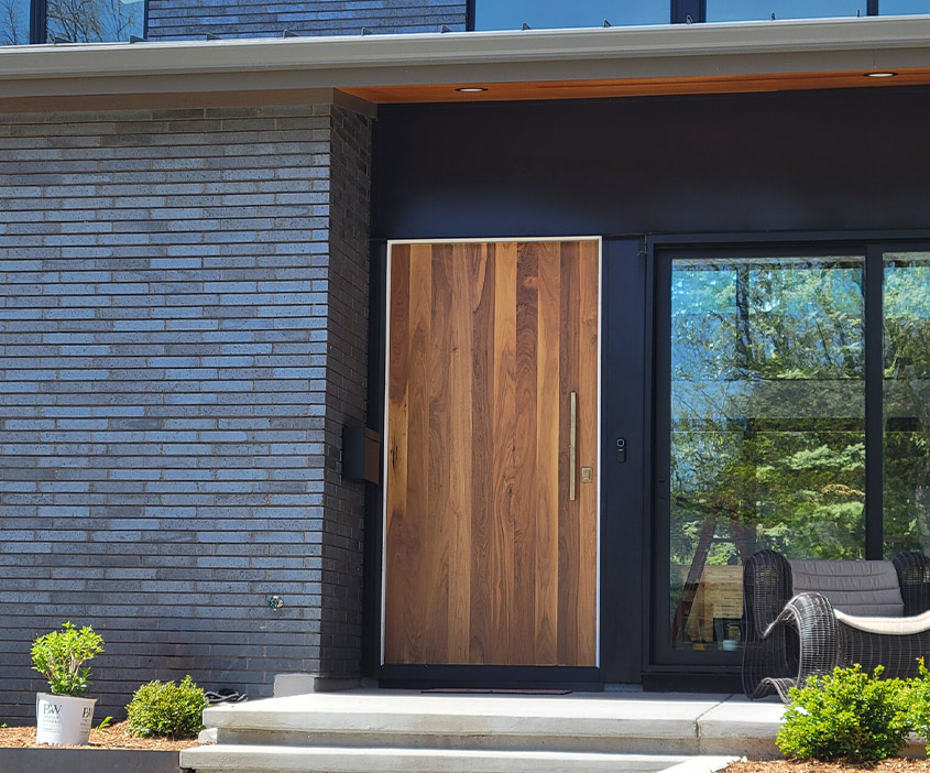 Modern Exterior Fire Door - SQ-0000-F001